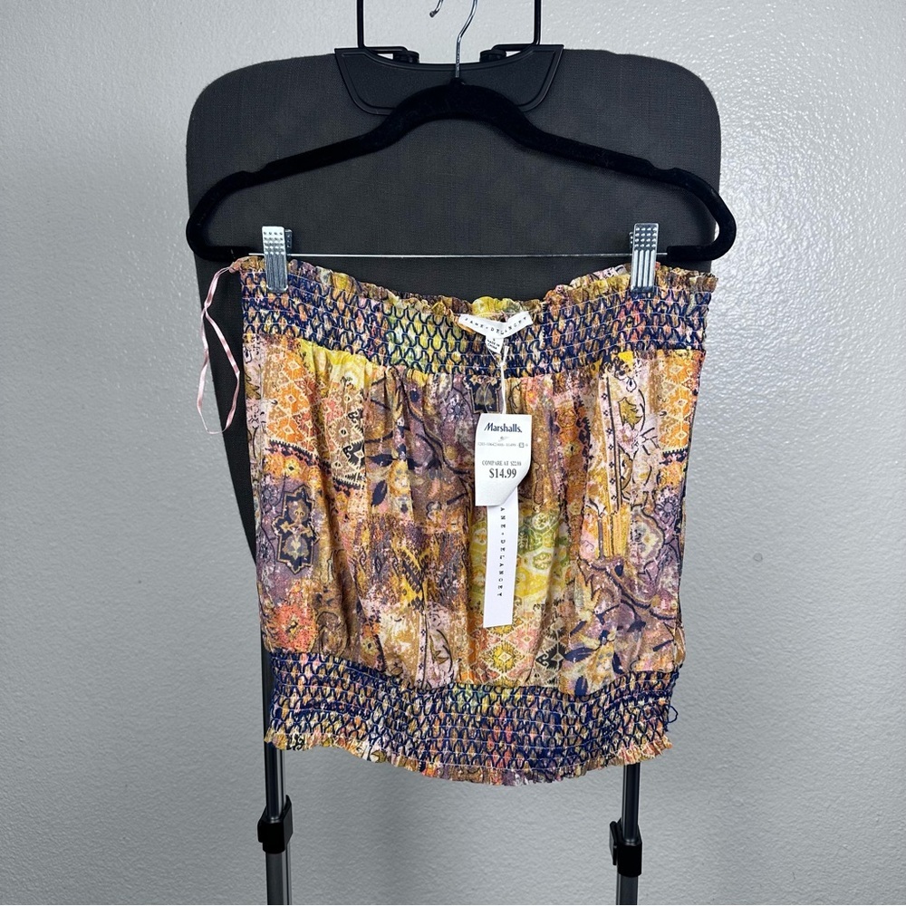 Bohemian‎ Multicolor Crop Top